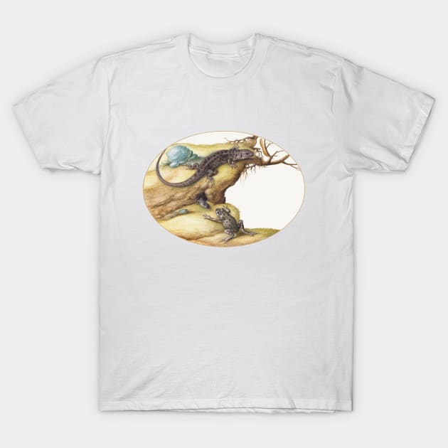 Lizards, Toad and Caterpillar (1575–1580) T-Shirt by WAITE-SMITH VINTAGE ART